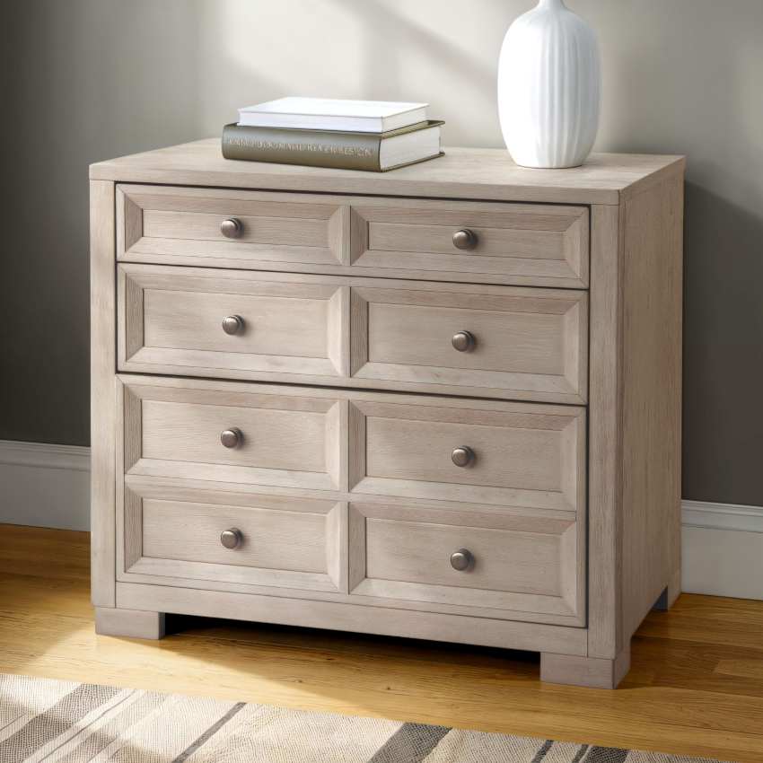 Hatton Cross Modern Organic Executive Desk in Tawny