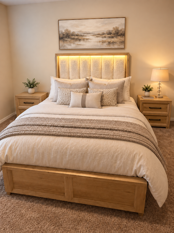 Helios Modern Organic Bedroom Set