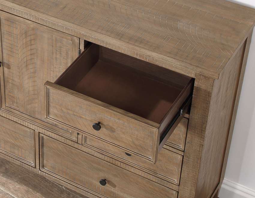 Highland Creek Modern Rustic Bedroom Set with Storage Bed