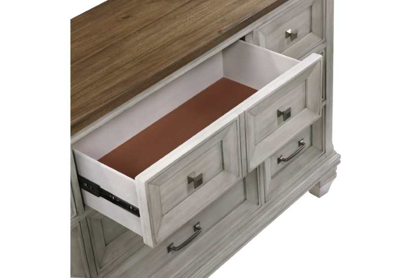 Renton Two-Tone Antique Grey and Brown Bedroom Set *Clearance*