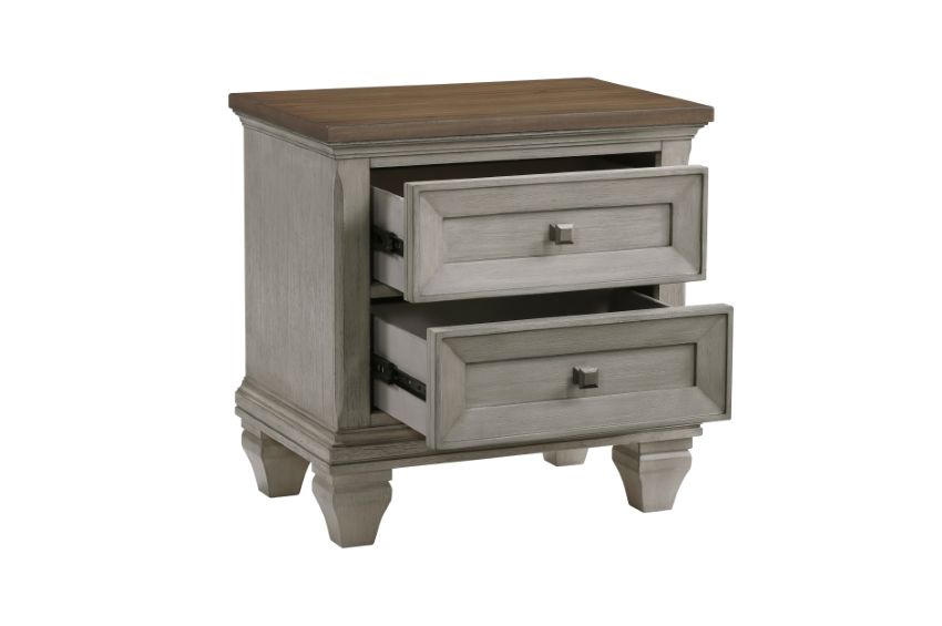 Renton Two-Tone Antique Grey and Brown Bedroom Set *Clearance*