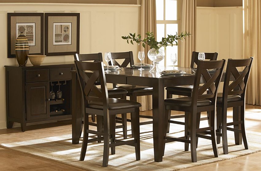 Crown Point Counter Height Dining Set