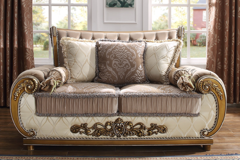 Homey Design| HD-25 Velour Living Room Set