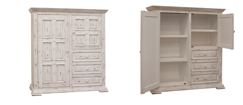 Terra Modern Farmhouse White Bedroom Set