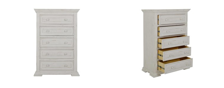 Terra Modern Farmhouse White Bedroom Set