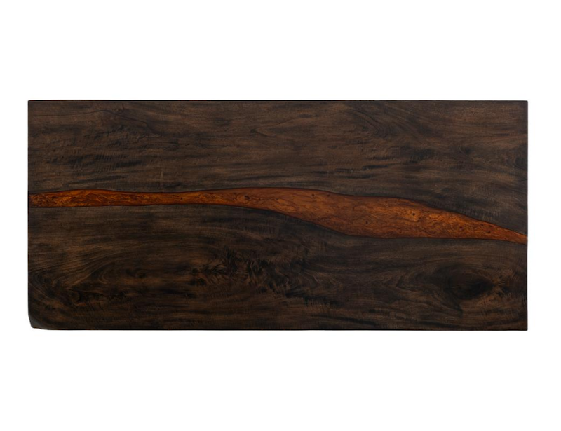 Raramuri Rustic Dining Set in Dark Walnut