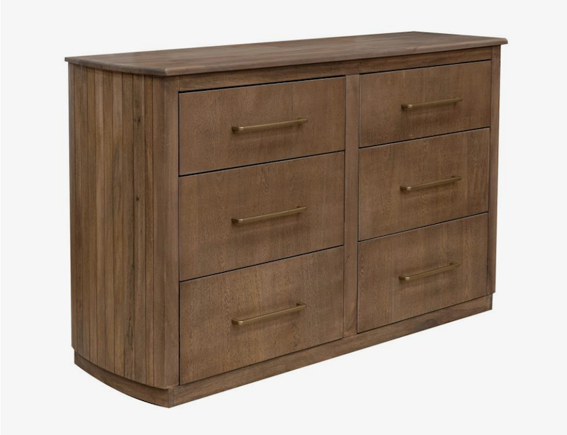 Mezquite Guamuchil and Mango Rustic Upholstered Bedroom Set