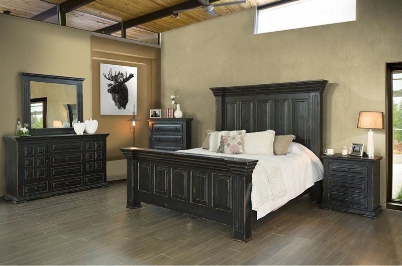 1028 Terra Black Bedroom Set Clearance Ifd Furniture