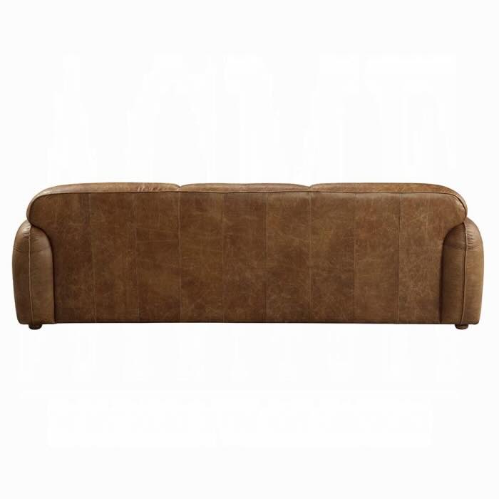 Restoration Hardware Inspired Top Grain Leather Kensington Sofa in Cocoa