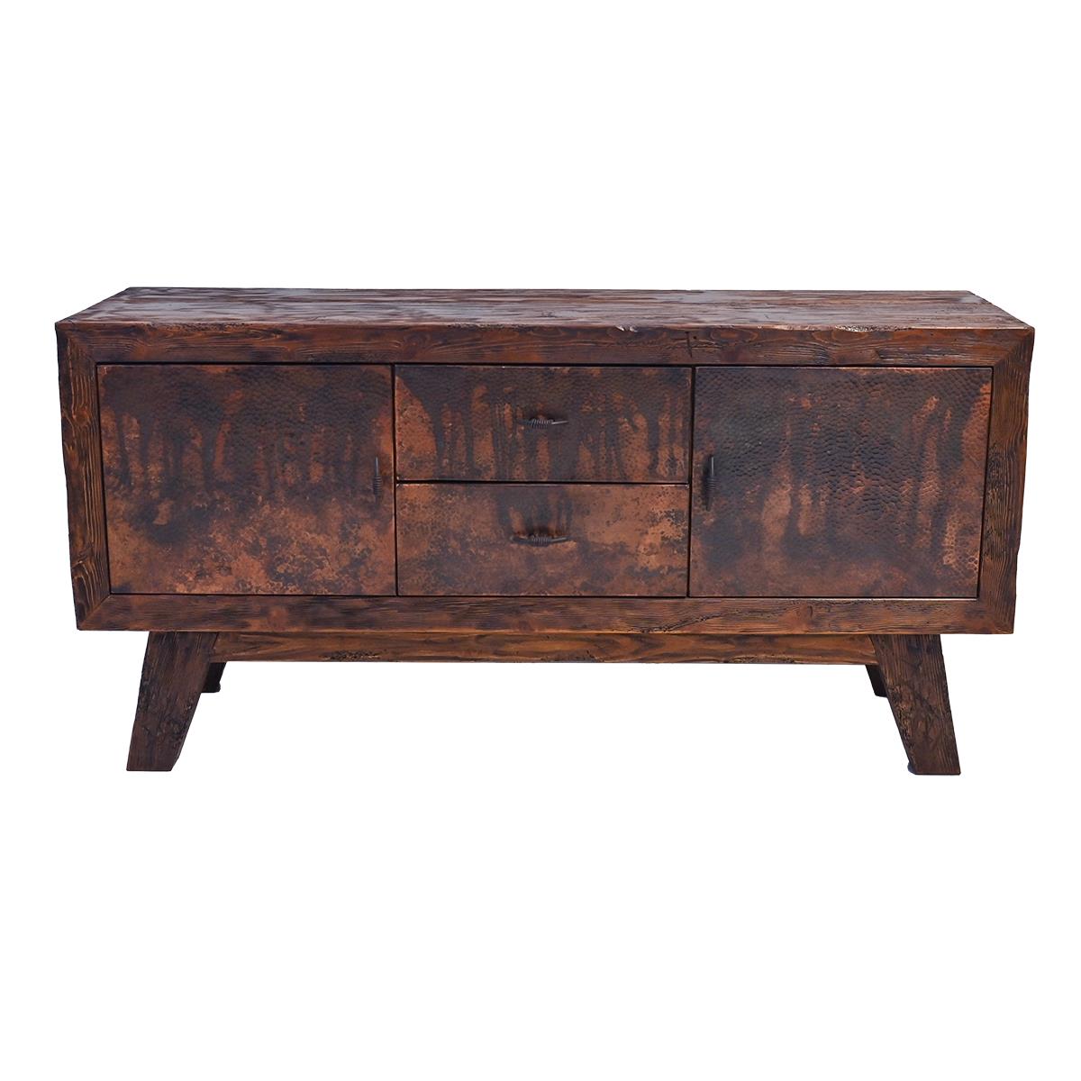 LMT Design Copper and Reclaimed Wood Buffet