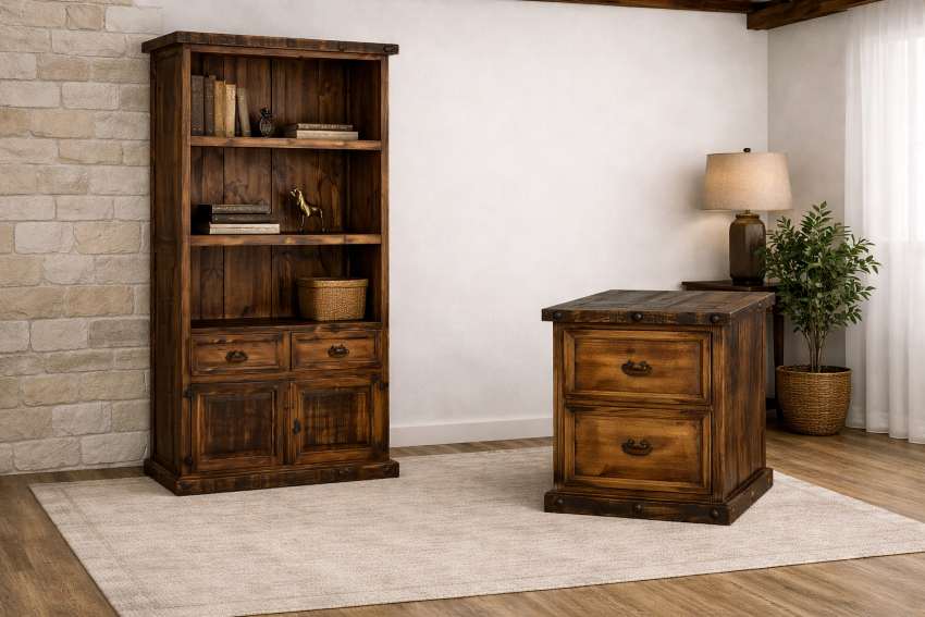 Laredo Western Rustic Executive Desk