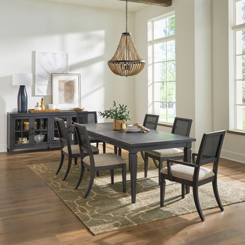 Caruso Heights Dining Room Set with Arm Chairs