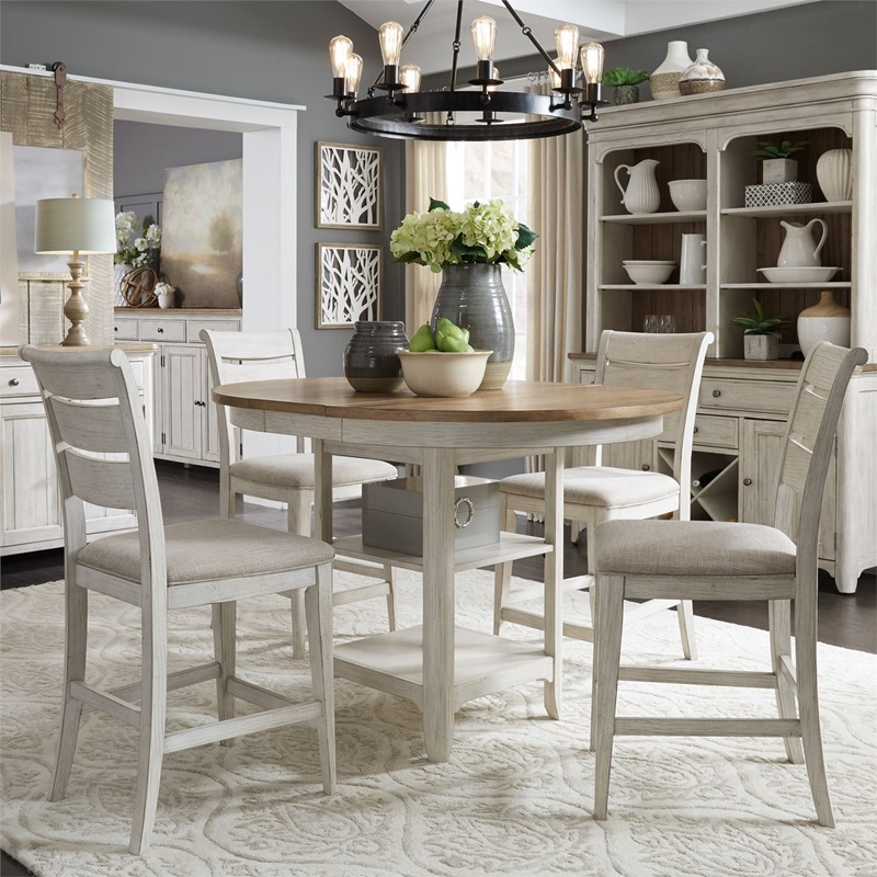 counter height dining table set
