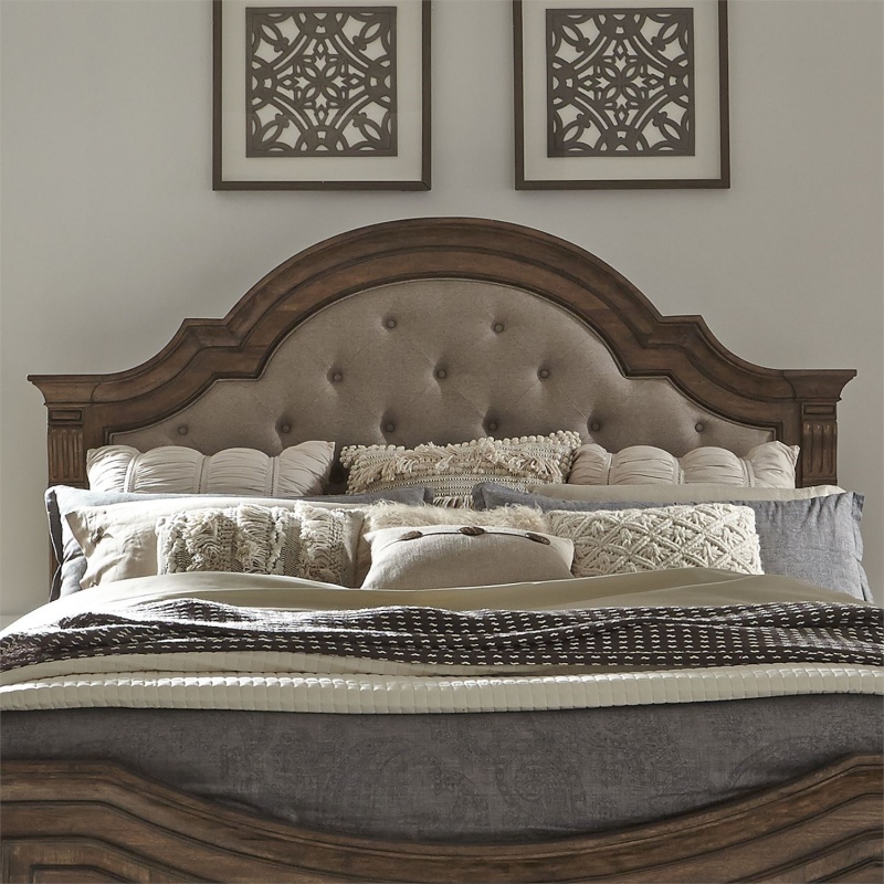Liberty| 685-BR Haven Hall Bedroom Set with Upholstered Headboard