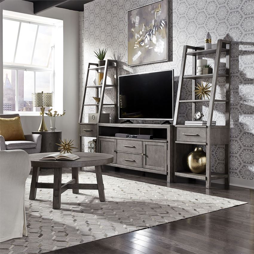 Liberty Furniture | 406 Modern Farmhouse Entertainment Center with