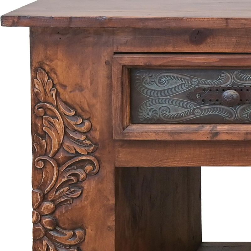 Santa Rosa Luxury Western Rustic Solid Wood Kitchen Island