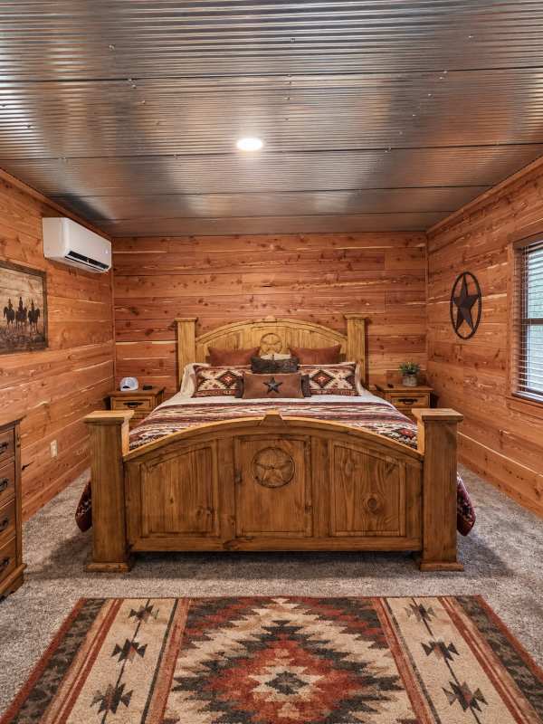 Mansion Texas Star Western Rustic Bedroom Set