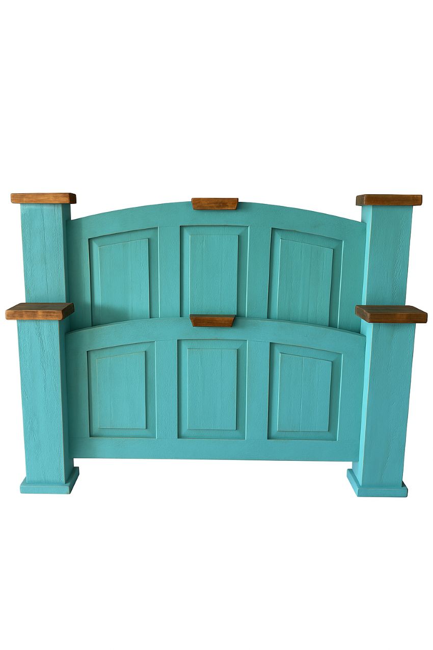 Mansion Turquoise Rustic Bedroom Set Mansion Turquoise Rustic Bedroom Set