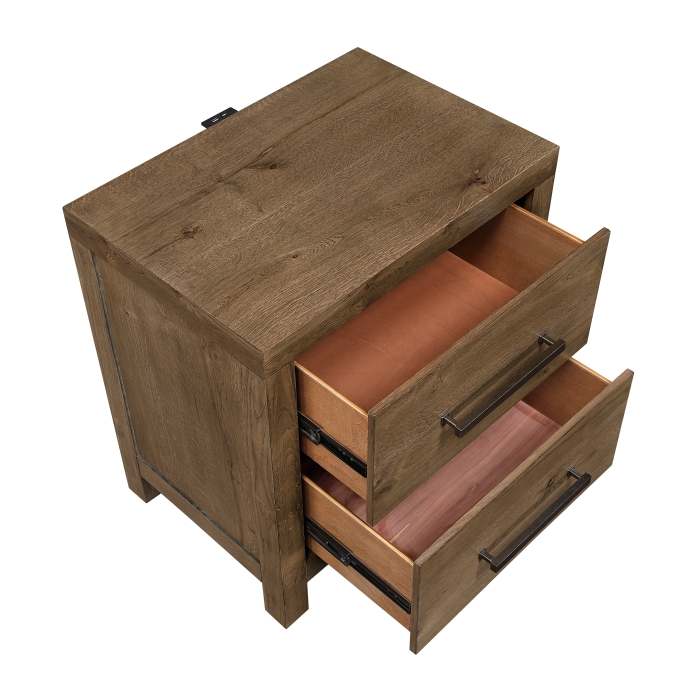 Matisse Warm Rustic Brown Bedroom Set