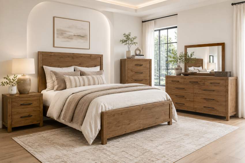 Matisse Warm Rustic Brown Bedroom Set Matisse Warm Rustic Brown Bedroom Set