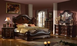 Anise Bedroom Set with Marble Tops
