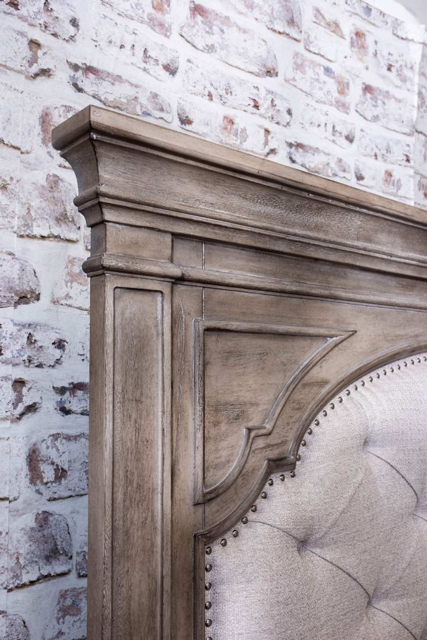 Highland Park Modern Farmhouse Bedroom Set In Driftwood