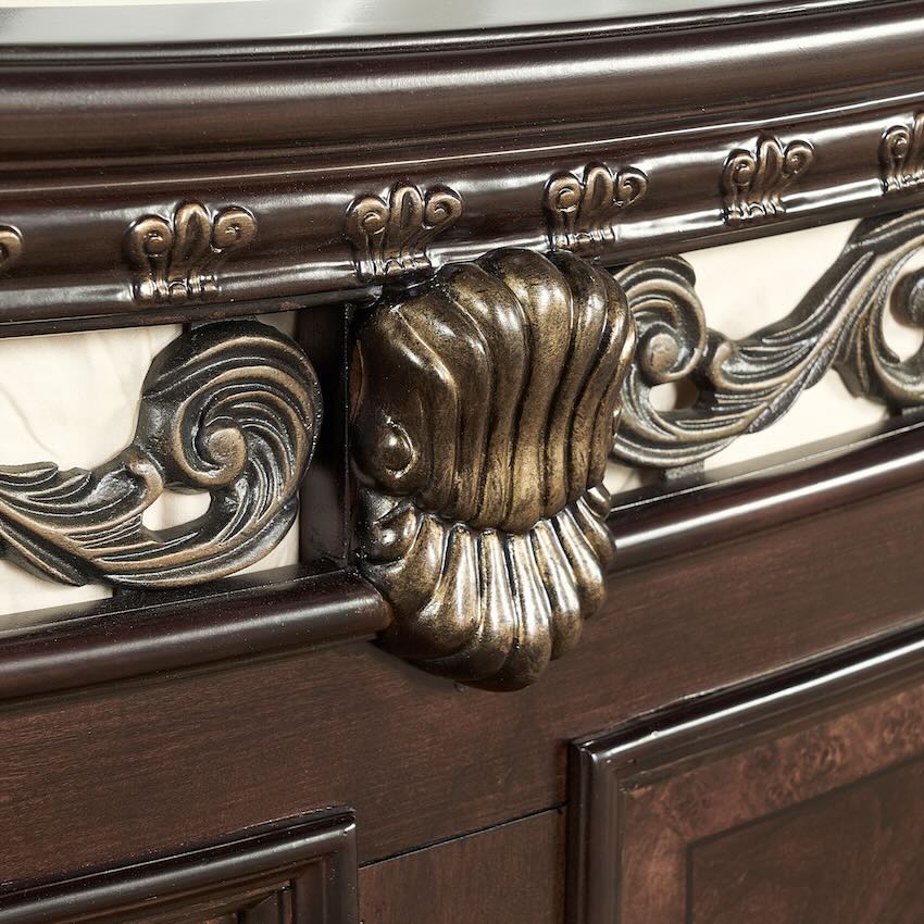 Monte Carlo Estate 6-Piece King Traditional Luxury Bedroom Set