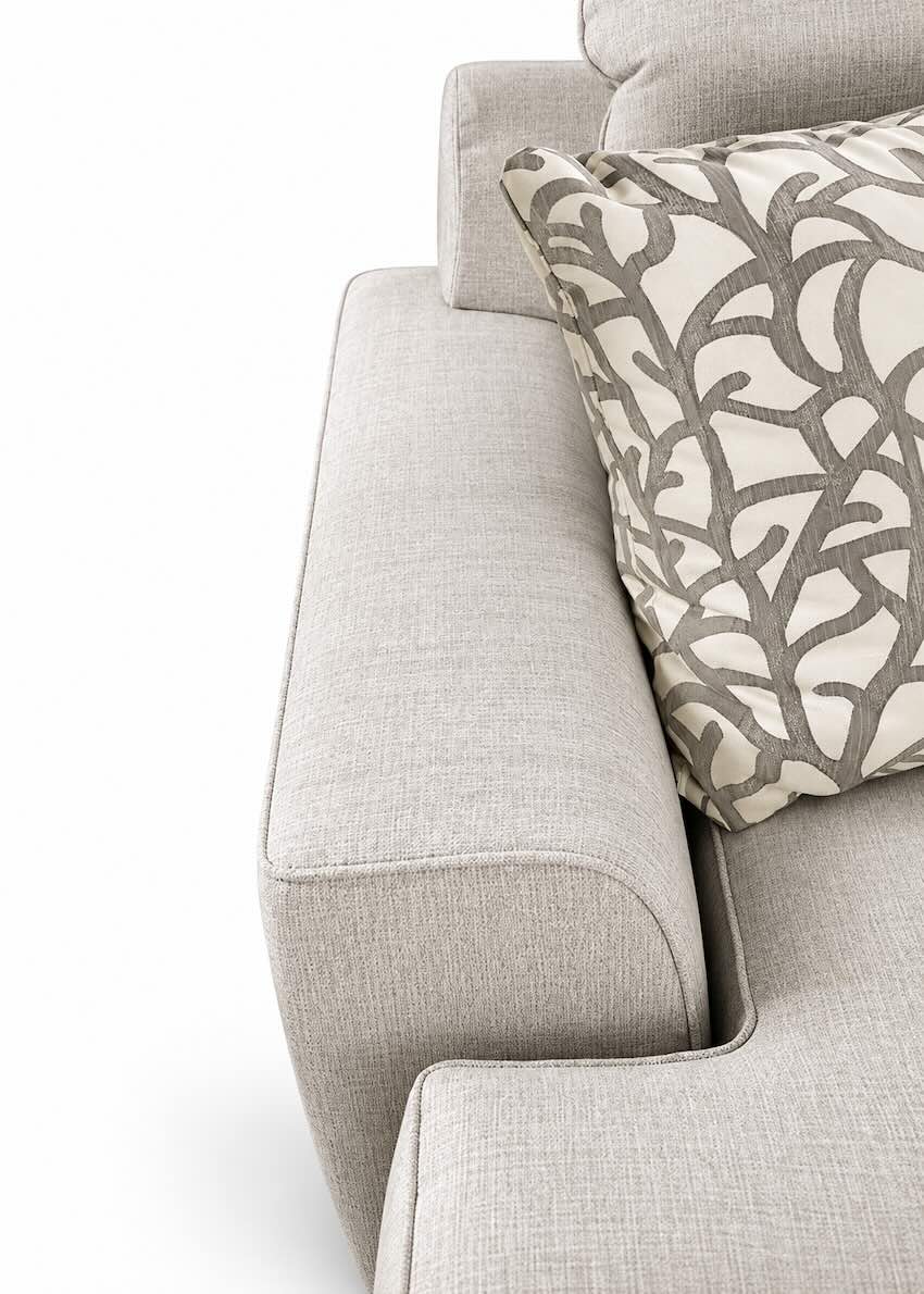 Picotee Light Gray Transitional Sofa & Loveseat Set – Made in USA