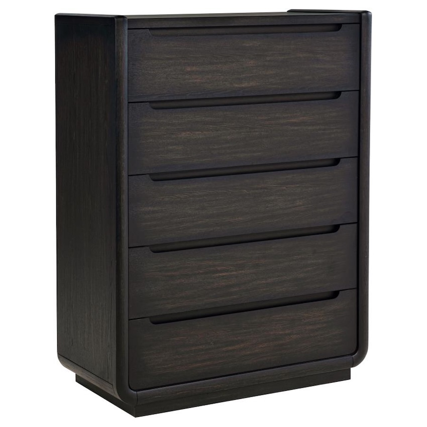 Ravenwood Burnished Black Contemporary Upholstered Bedroom Set