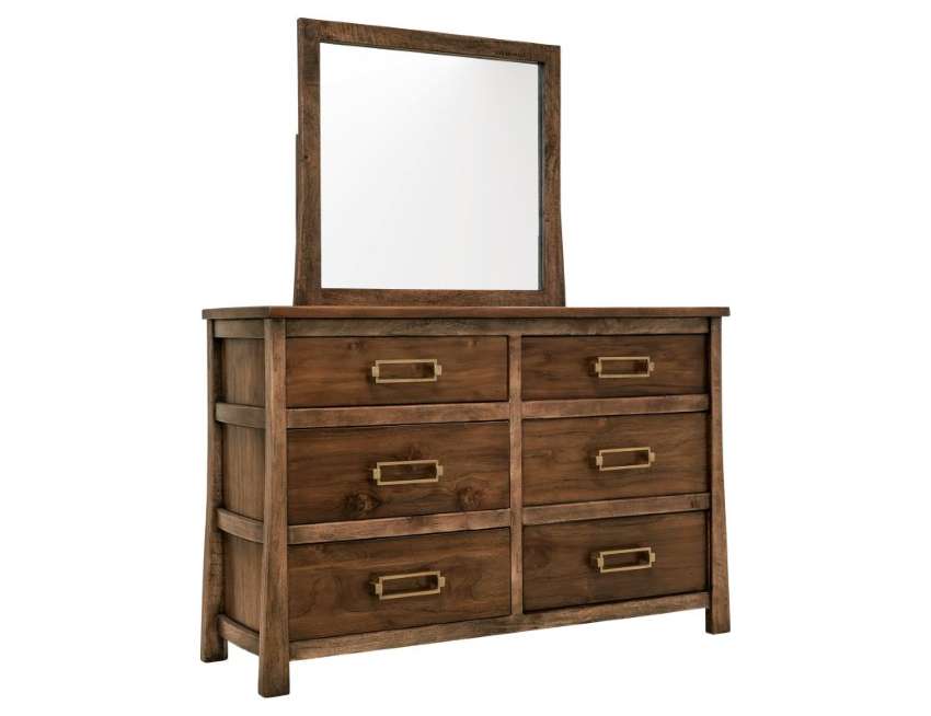 Roots Modern Organic Bedroom Set in Brown