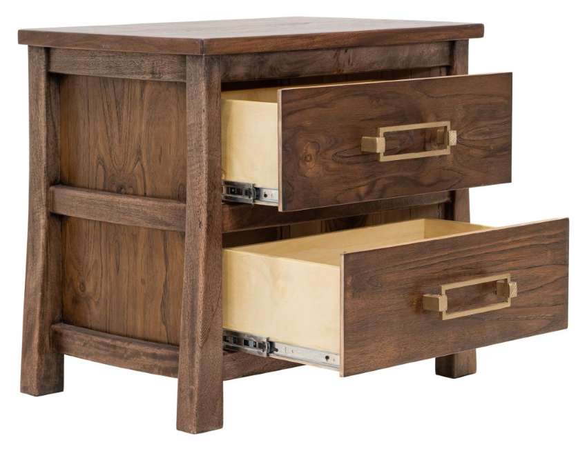 Roots Modern Organic Bedroom Set in Brown