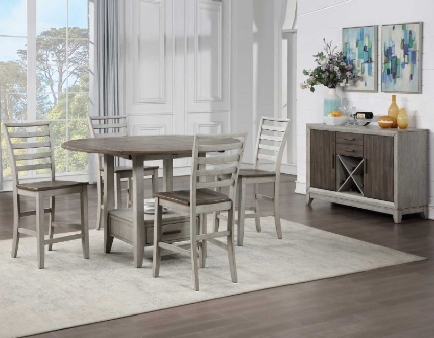 Abacus Counter Height Dining Room Set