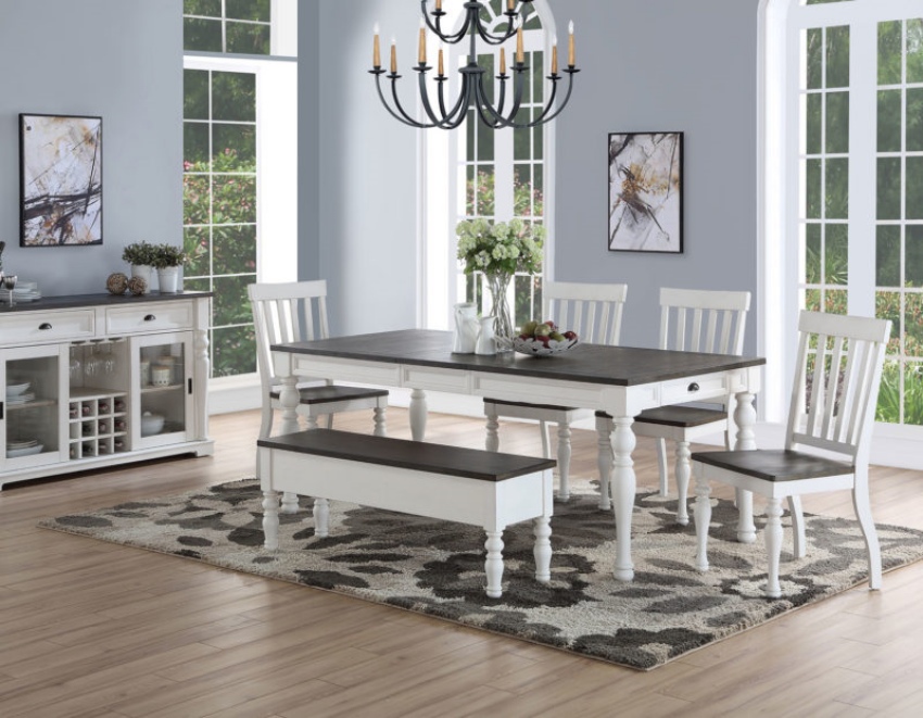 Joanna Dining Room Set with Bench