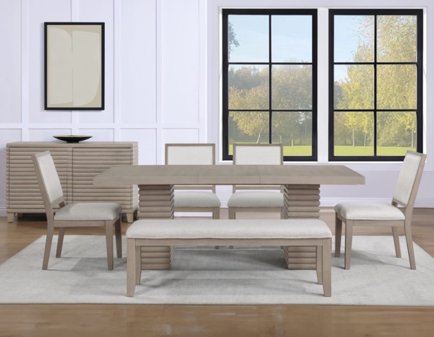 Lily Dining Room Set with Bench