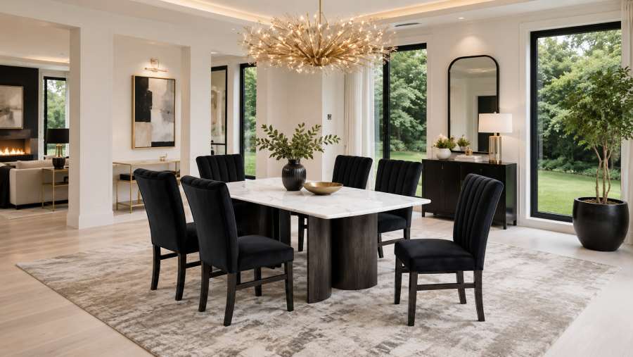 Selsey Contemporary 7-Piece Dining Set Selsey Contemporary 7-Piece Dining Set