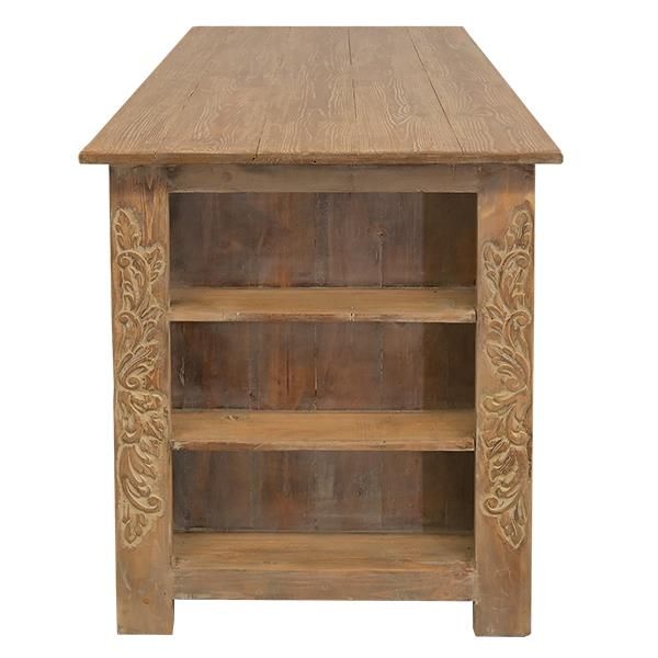 Sonora Cream Luxury Western Rustic Kitchen Island