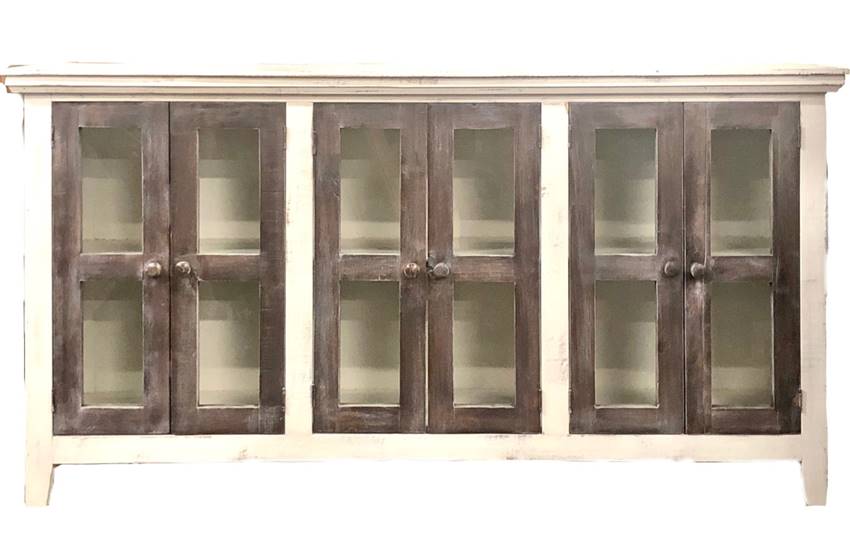 Zago Large Rustic TV Stand Credenza *Clearance*
