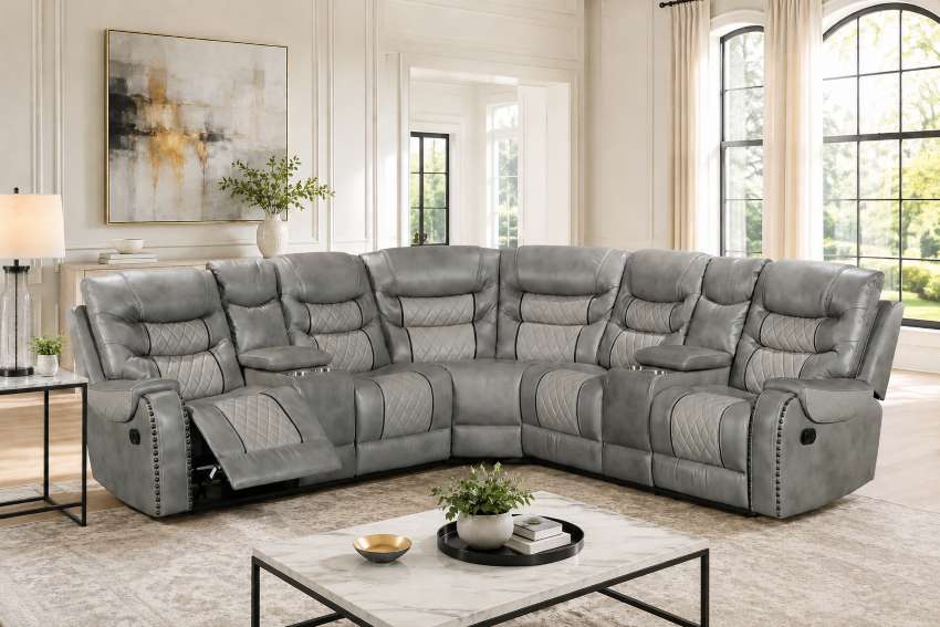 Starwood Grey Reclining Sectional *Clearance*