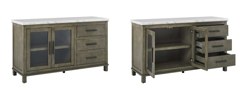 Grayson Counter Height Dining Room Set with Storage Bench