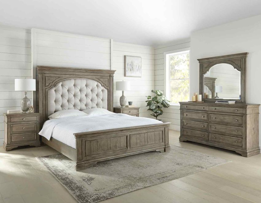 Highland Park Bedroom Set in Driftwood