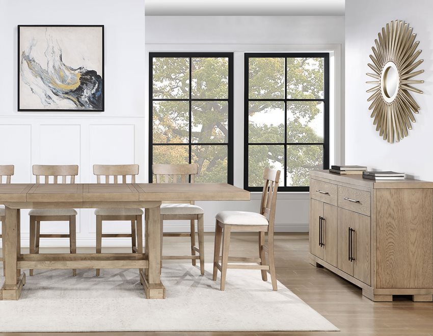 Napa Counter Height Dining Set in Sand