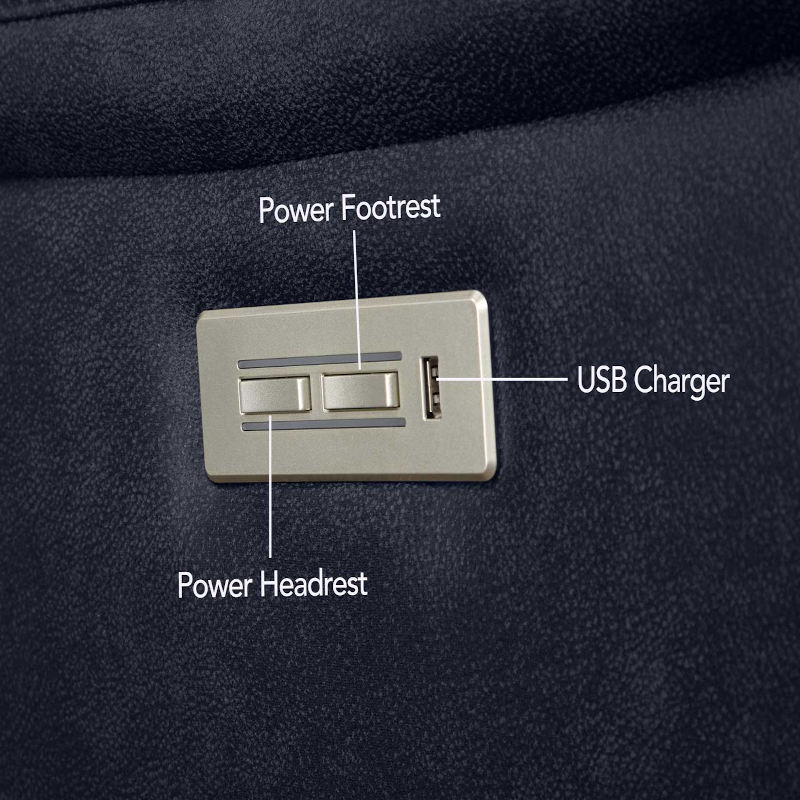 Valencia 3-Piece Power Reclining Living Room Set in Ocean Blue