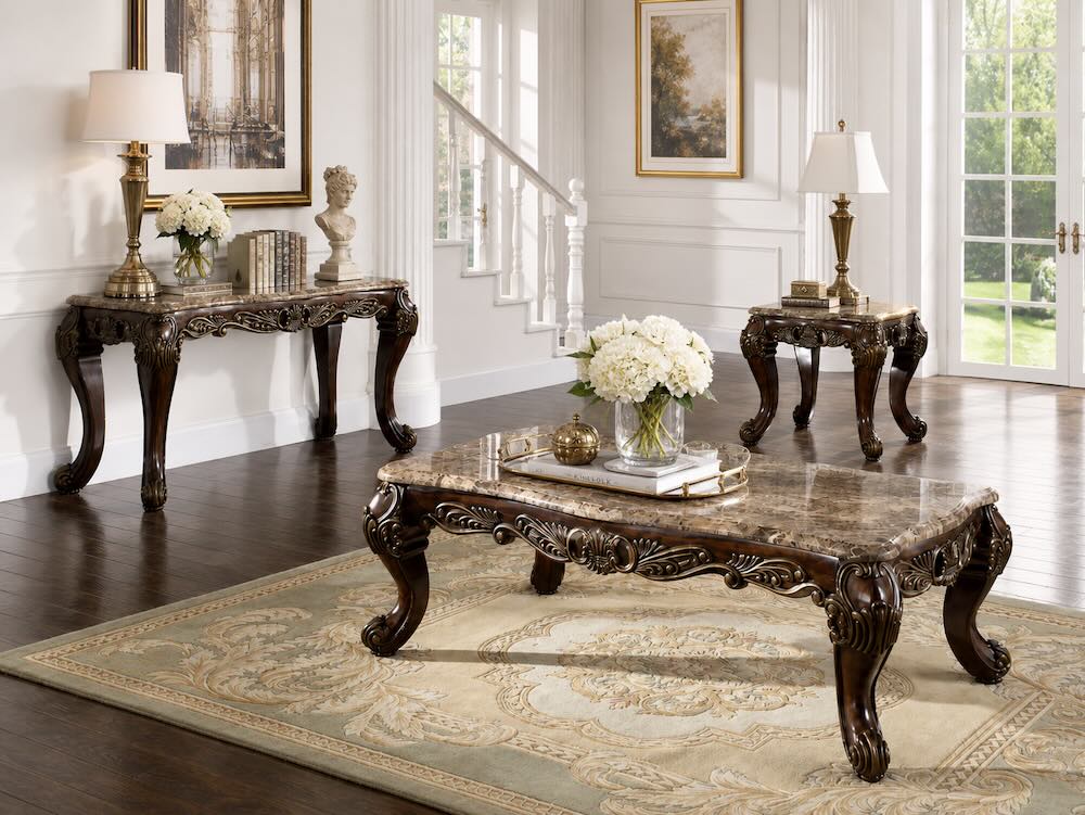 Avon Formal Luxury Sofa Living Room Set