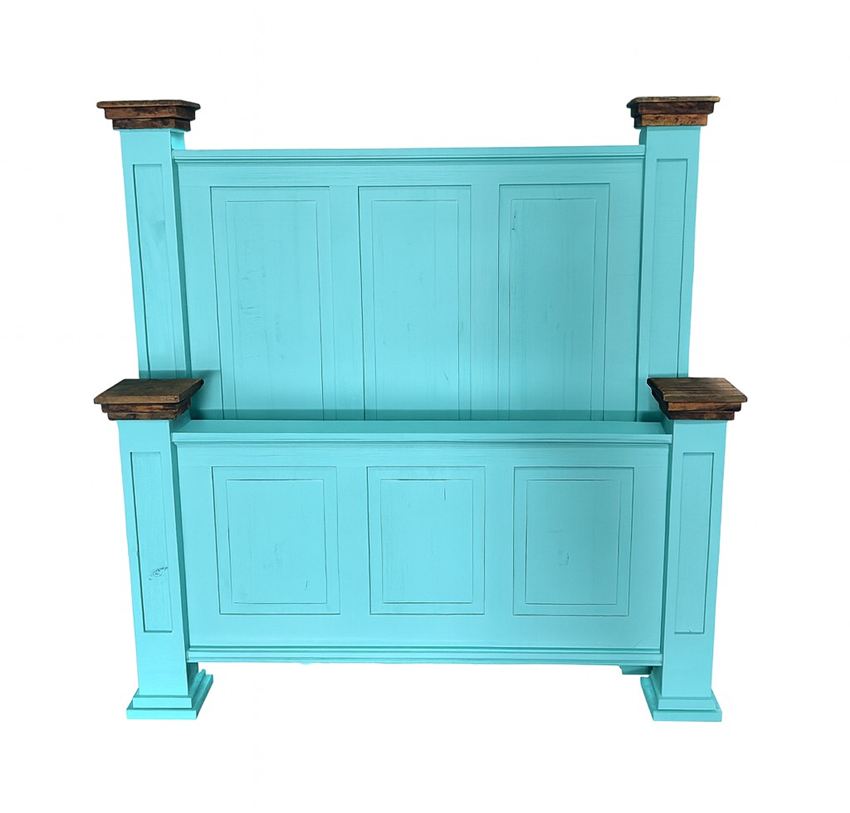 Timberline Turquoise Rustic Bedroom Set Timberline Turquoise Rustic Bedroom Set