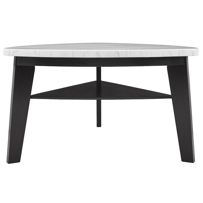 Camolson Unique Triangle Marble Counter Height Dining Set *Last Call*