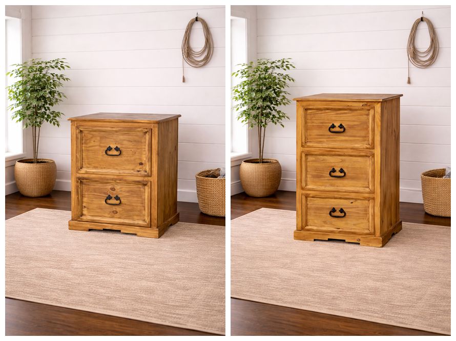 Western Rustic Texas Star Executive Desk in Natural Pine