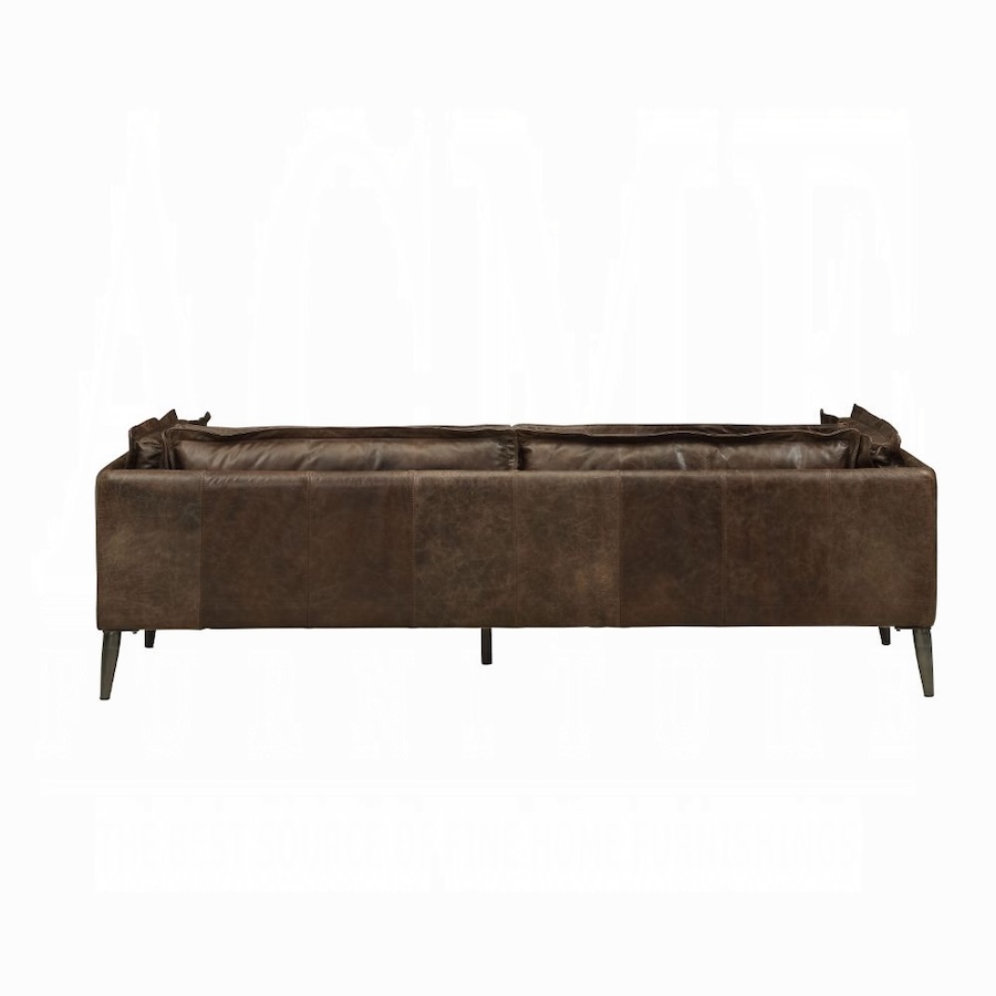 Wexford Manor Restoration Hardware Inspired Distressed Leather Sofa