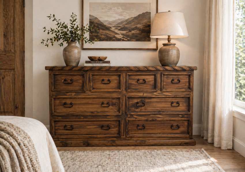 Wistar Ridge Western Rustic Star Bedroom Set